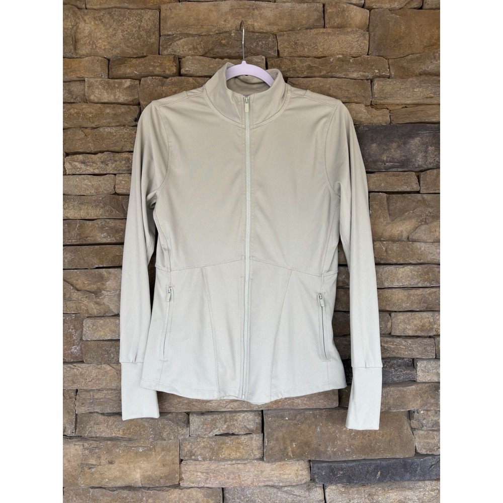 RBX Womens Active Performance Jacket Size Small Zip Up Pistachio Athleticwear